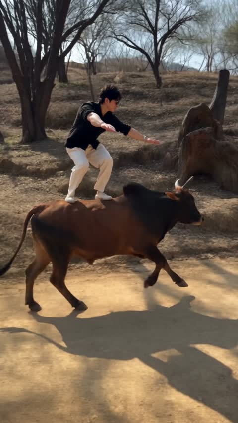 Follow the complete Bull Backflip AI sequence